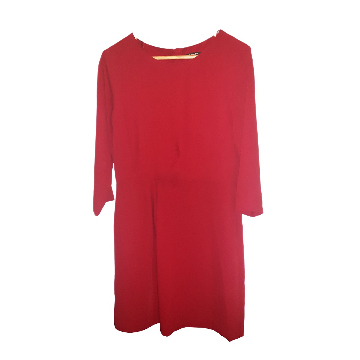 Massimo Dutti red dress | My good closet