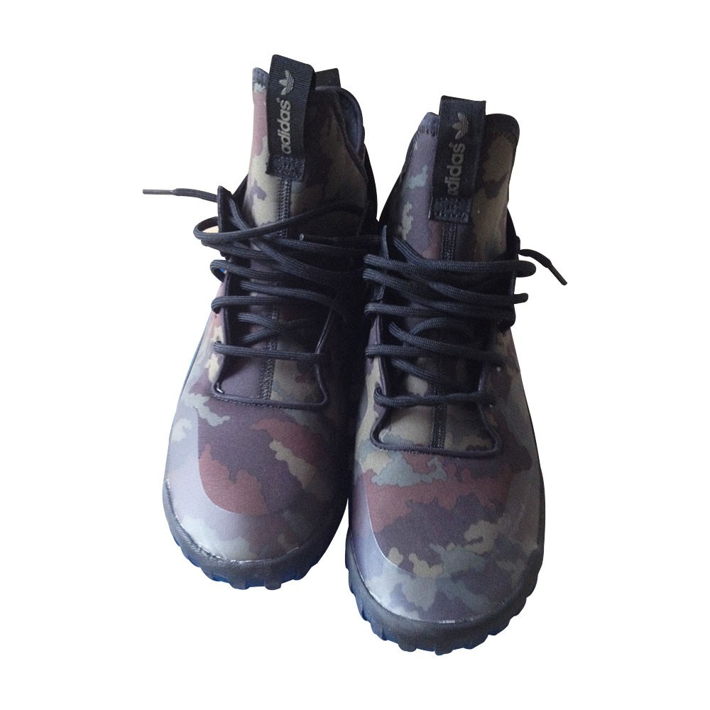 ADIDAS TUBULAR X camouflage print high sneakers | My good closet