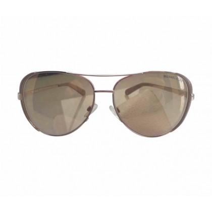 Michael Kors gold tone aviator sunglasses 