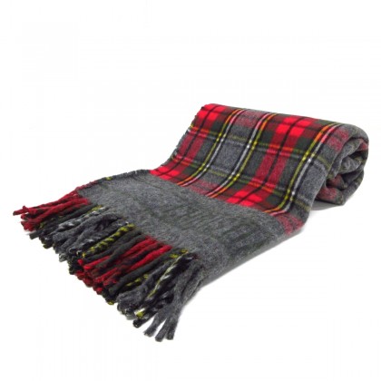 DIOR large 100% logo wool scarf