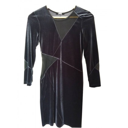 ASOS dress in grey velvet UK8 or INT S