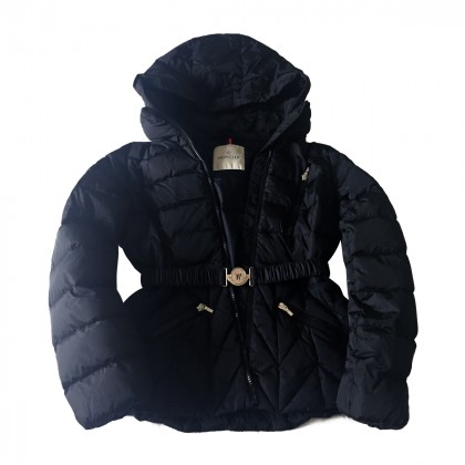 Moncler girls black puffer jacket 