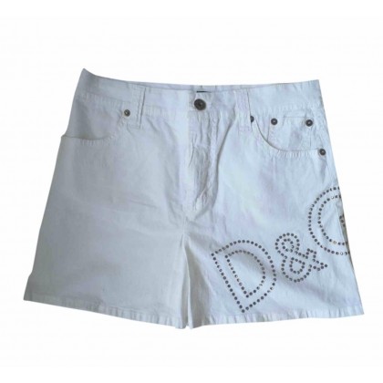 Dolce & Gabanna white mini skirt size IT40