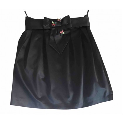 Elisabetta Franchi gold label black mini skirt size 42