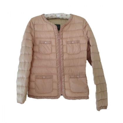 Benetton dusty pink down jacket size IT42