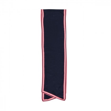 Chanel navy silk and wool scarf-Cruise collection 