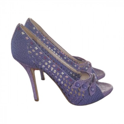 DIOR purple heeled sandals size IT 39