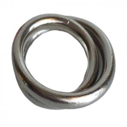 Hermès Vertige Sterling Silver Ring