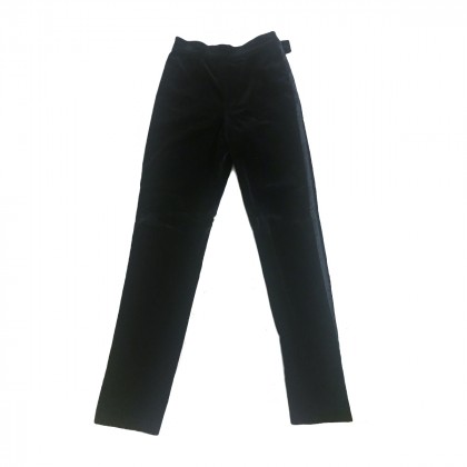 Gianni Vercase black velour trousers
