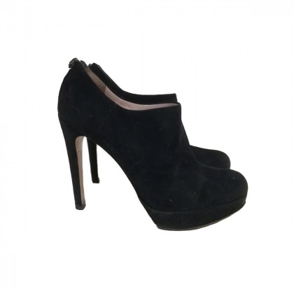 Miu miu suede ankle boots size IT 39.5