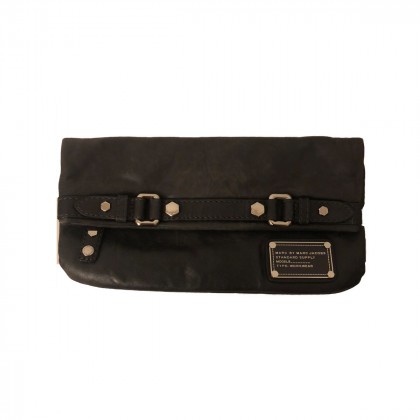Marc By Marc Jacobs  black leather clutch