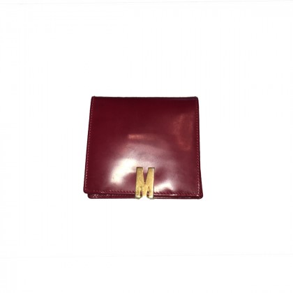 MOSCHINO red wallet