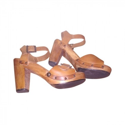  Pepe Jeans Wooden Leather Sandals size 39