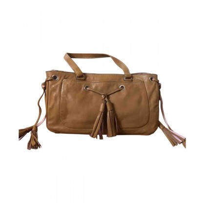 Prada camel leather handbag