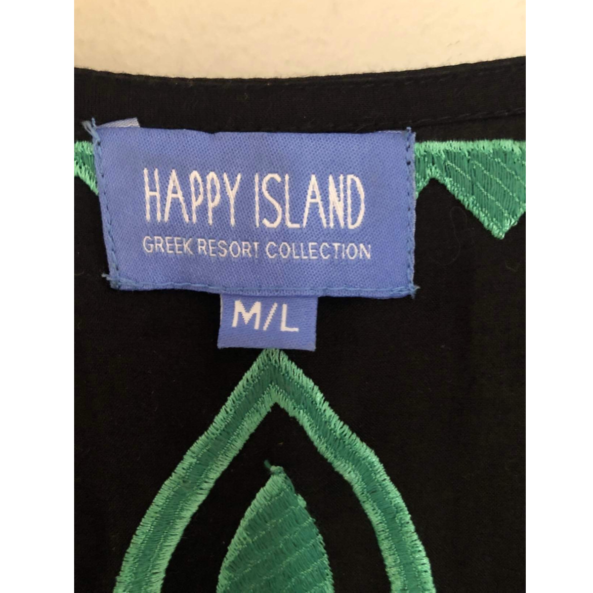 Happy island Greek collection cotton caftan dress size M-L | My good closet