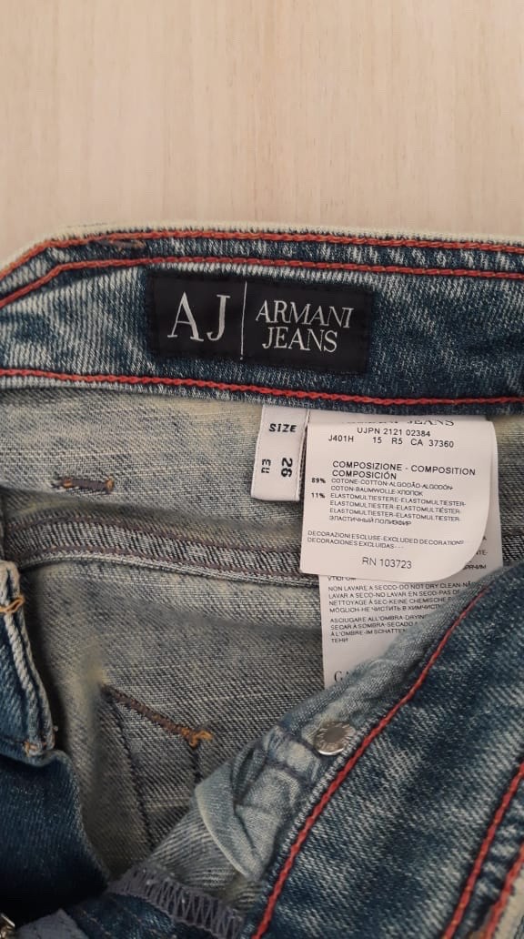 Armani jeans in straight line size 26 | My good closet